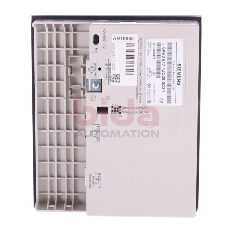Siemens 6AV3617-1JC20-0AX1 / 6AV3 617-1JC20-0AX1 Operator Panel OP 17/DP LC-Display
