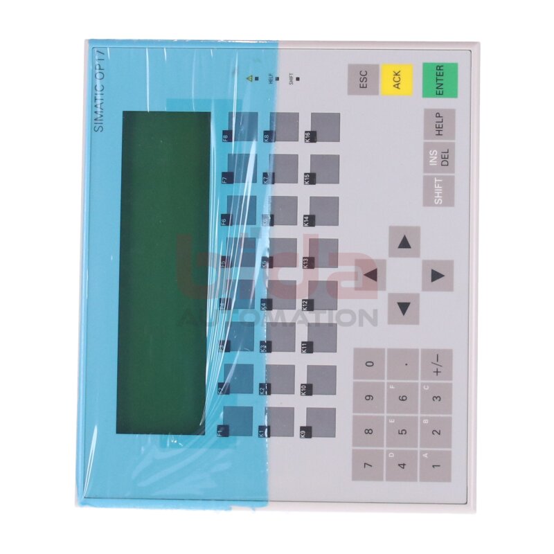 Siemens 6AV3617-1JC20-0AX1 / 6AV3 617-1JC20-0AX1 Operator Panel OP 17/DP LC-Display