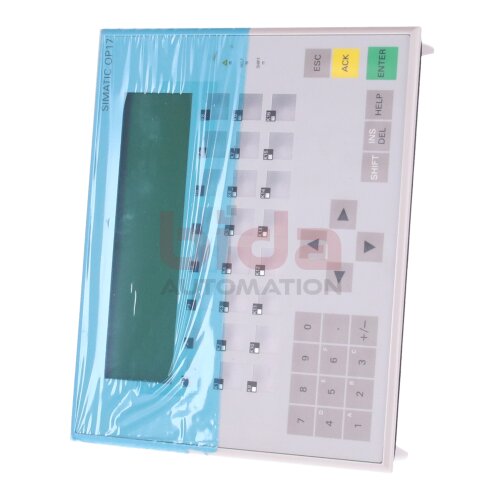 Siemens 6AV3617-1JC20-0AX1 / 6AV3 617-1JC20-0AX1 Operator Panel OP 17/DP LC-Display