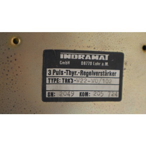 Indramat TRK3-W22-W0/102 3-Puls-Regelverst&auml;rker 3-pulse control amplifier