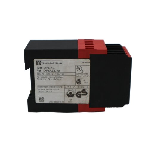 Telemecanique XPS-AS Sicherheitsrelais XPSAS3740 Relais safety relay