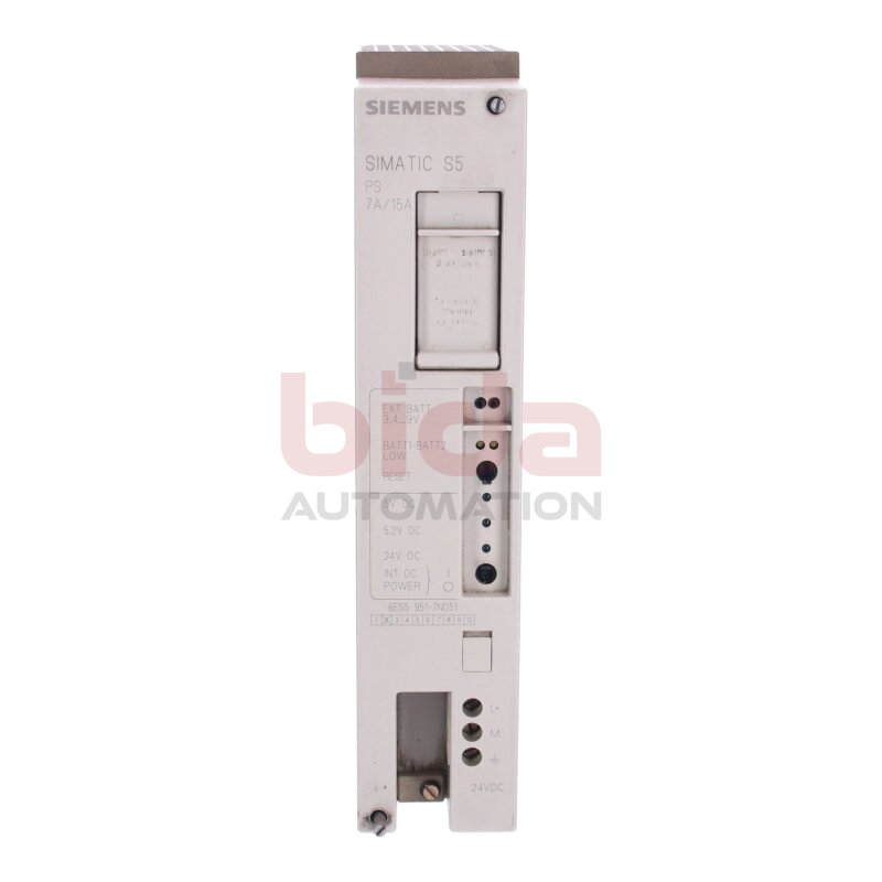 Siemens 6ES5951-7ND51 / 6ES5 951-7ND51 SIMATIC S5 Stromversorgung 951 Power supply