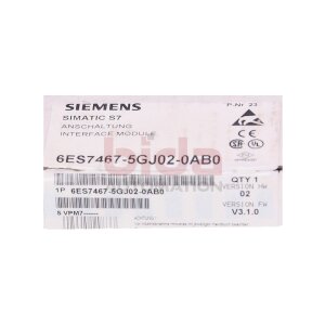 Siemens 6ES7467-5GJ02-0AB0 / 6ES7 467-5GJ02-0AB0 SIMATIC...