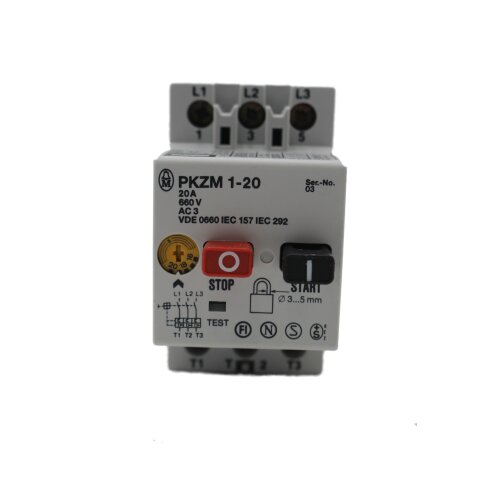 Moeller PKZM 1-20 Motoschutzschalter Motor Protection Switch