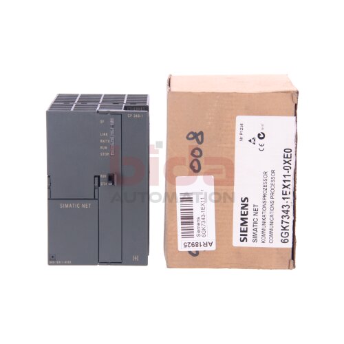 Siemens 6GK7343-1EX11-0XE0 / 6GK7 343-1EX11-0XE0 Kommunikationsprozessor / Communication processor 24V 0,6A