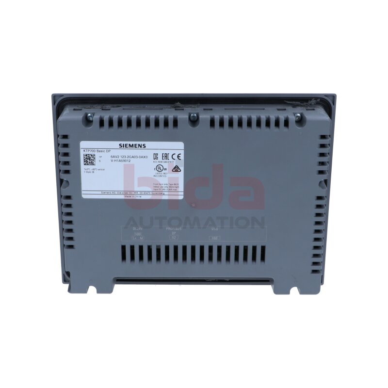 Siemens 6AV2123-2GA03-0AX0 (6AV2 123-2GA03-0AX0) SIMATIC HMI Touchpanel Panel