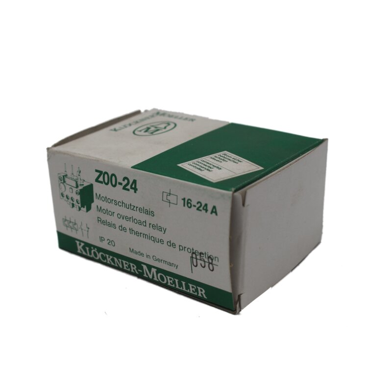 Kl&ouml;ckner Moeller Z00-24 Motorschutzrelais Motor Protection Relay