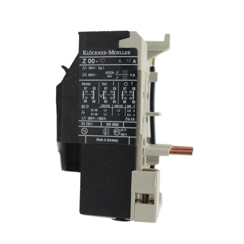 Kl&ouml;ckner Moeller Z00-10 Motorschutzrelais Motor Protection Relay