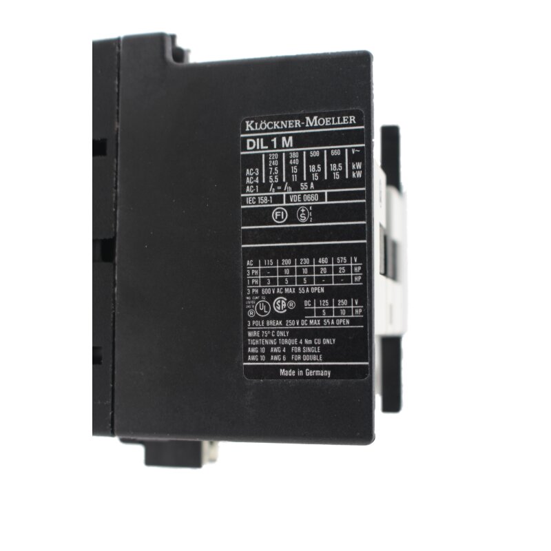 Kl&ouml;ckner Moeller DIL1M Leistungssch&uuml;tz Power Contactor