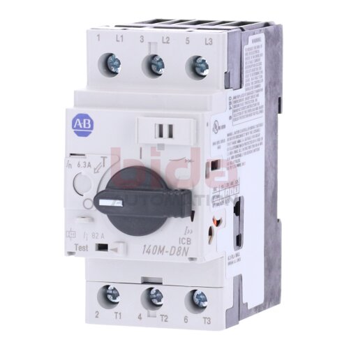 Allen Bradley 140M-D8N-B63 Motorschalter Leistungsschalter f&uuml;r Starter Motor Circuit Protector