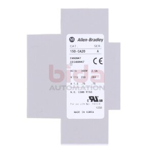 Allen Bradley 150-CA20 Hilfskontaktblock Auxiliary...