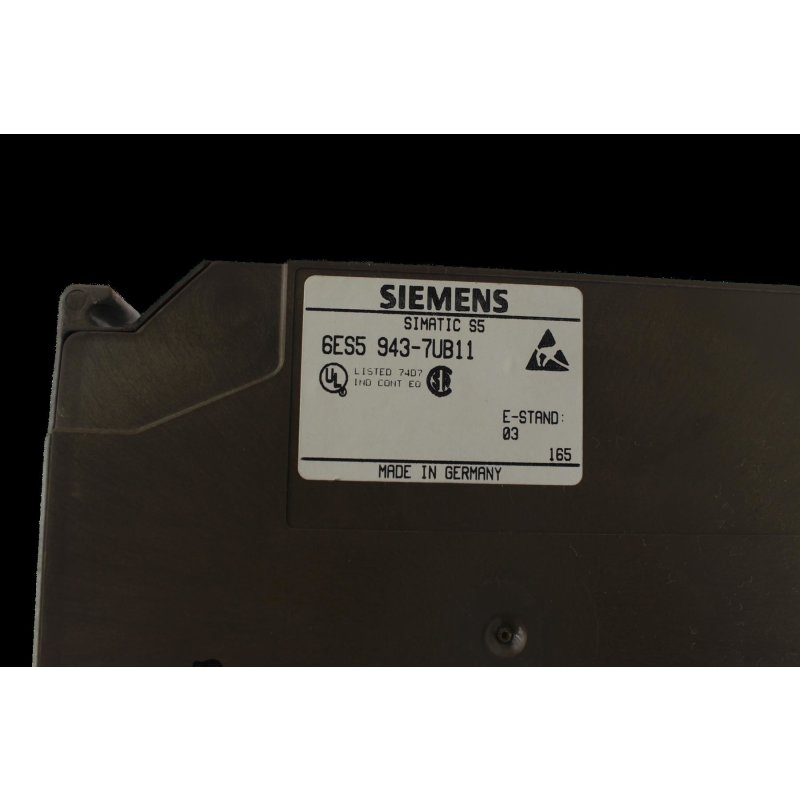 Siemens 6ES5 943-7UB11 Simatic S5 Zentralbaugruppe E-Stand: 03