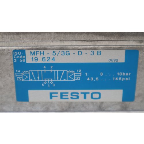 Festo MFH-5/3G-D-3B Magnetventil Nr. 19624 Ventil solenoid valve