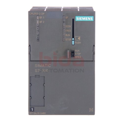 Siemens 6ES7317-2AJ10-0AB0 / 6ES7 317-2AJ10-0AB0 SIMATIC S7-300, CPU 317-2DP
