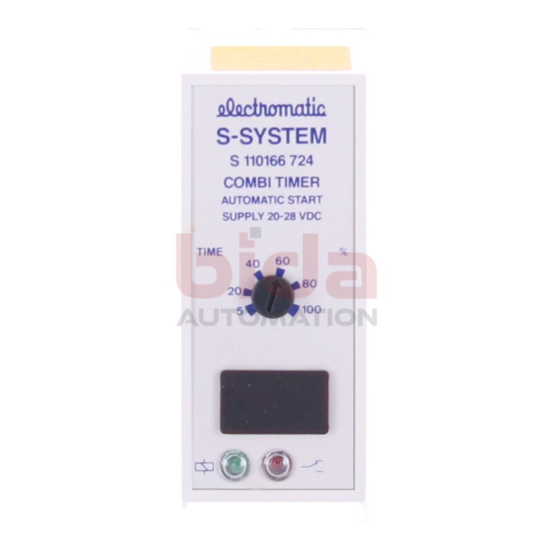 Electromatic S-System S 110166 724 Zeitrelais combi timer relay automatic start