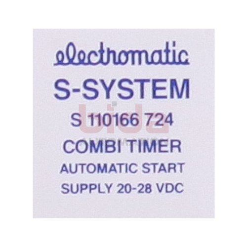 Electromatic S-System S 110166 724 Zeitrelais combi timer relay automatic start