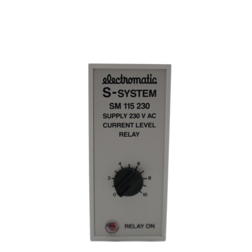 Electromatic S-System SM 115 230 Stromniveaurelais current level relay Relais