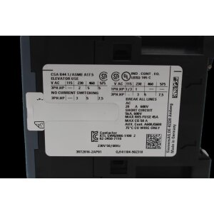 Siemens 3RT2016-2AP01 Schütz Contactor 230V 50/60Hz