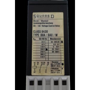 Square D DUA1 Class 8430 DAU DAU-W...