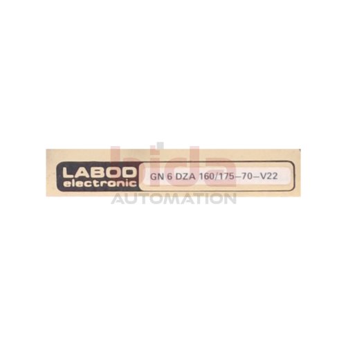Labod Electronic GN 6 DZA 160/175-70-V22 Thyristor Regler regulator