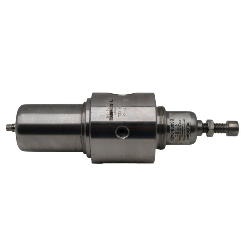 AirCom B3000-04DH Edelstahl-Filterdruckregler Druckregler r&uuml;cksteuerbar G1/2