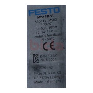 Festo MPA-FB-VI (530411 M502) Ventilinsel Valve terminal