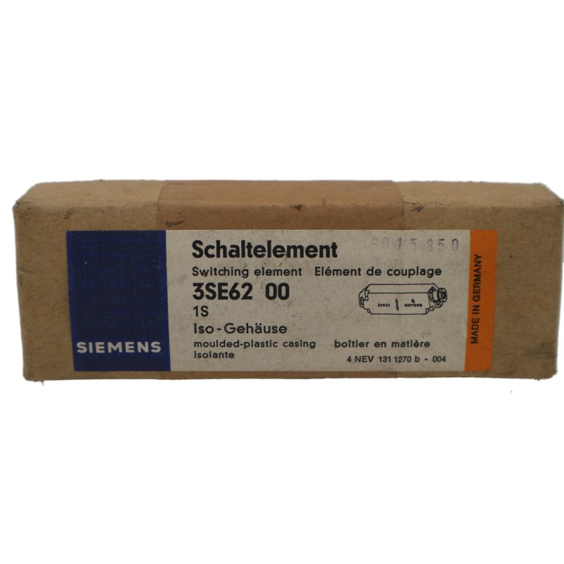 Siemens 3SE6200 1S Schaltelement Iso-Gehäuse switching element moulded casing