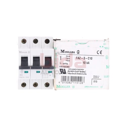 Moeller FAZ-3-C10 Leitungsschutzschalter miniature circuit breaker Sch&uuml;tz
