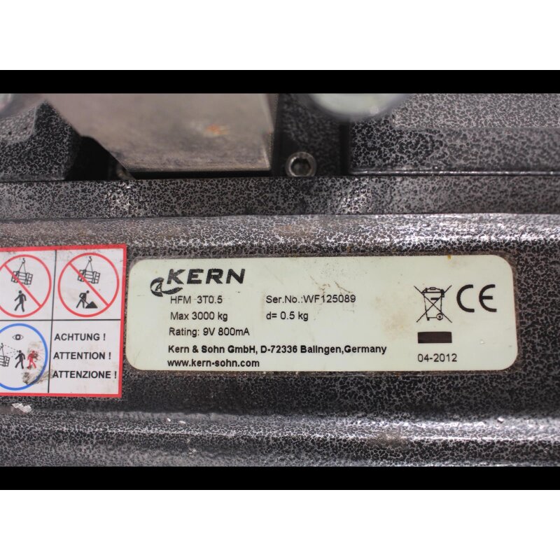 Kern &amp; Sohn HFM 3T0.5 Kranwaage Crane scale