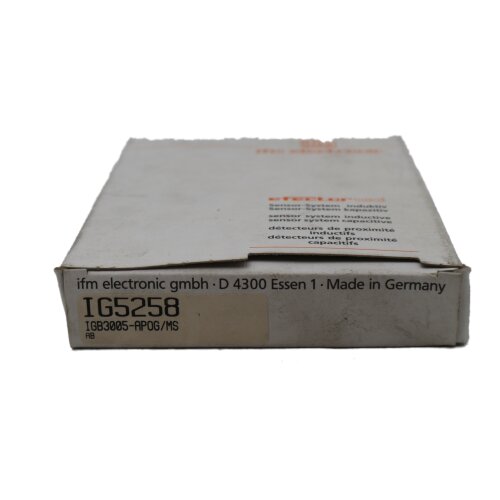 ifm electronic IG5258 Induktiver Sensor IGB3005-APOG/MS inductive sensor