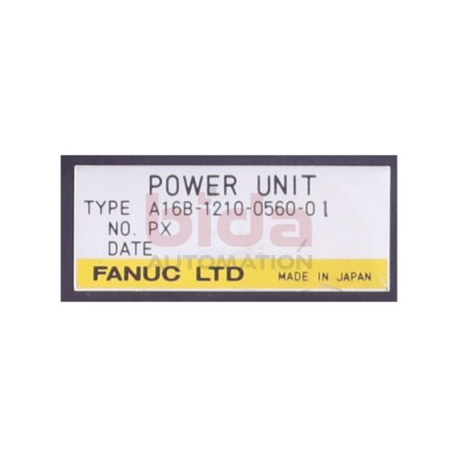 Fanuc A16B-1210-0560-01 Power Unit Stromversorgung A16B-1210-0560-10A