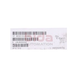 Siemens 6ES5103-8MA03 / 6ES5 103-8MA03  SIMATIC S5, CPU...