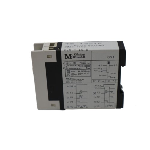 Kl&ouml;ckner Moeller TE 12-10 Zeitrelais r&uuml;ckfallverz&ouml;gert 0,5-10s timing relay