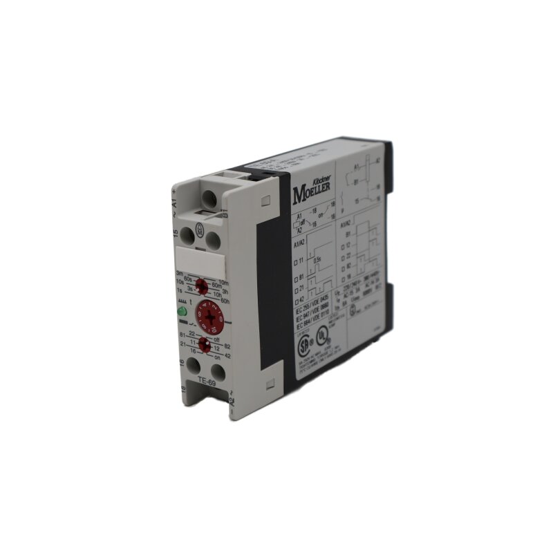 Kl&ouml;ckner Moeller TE 69-A Zeitrelais Multifunktion 0,05s-60h timing relay