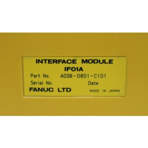 Fanuc Fanuc IF01A A03B-0801-C101 Interface Module