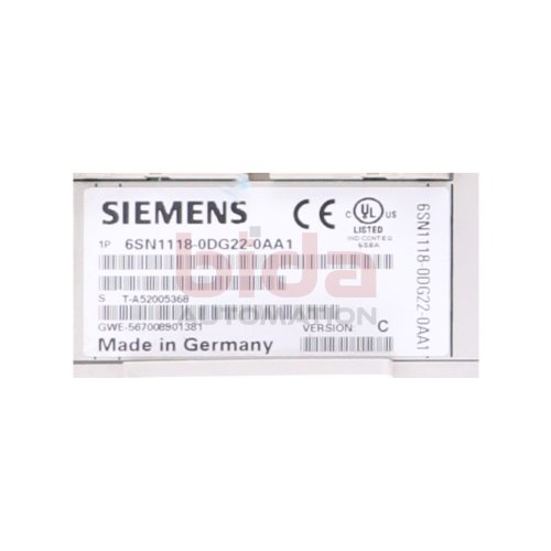 Siemens 6SN1118-0DG22-0AA1 / 6SN1 118-0DG22-0AA1  Regelungseinschub  Control Module