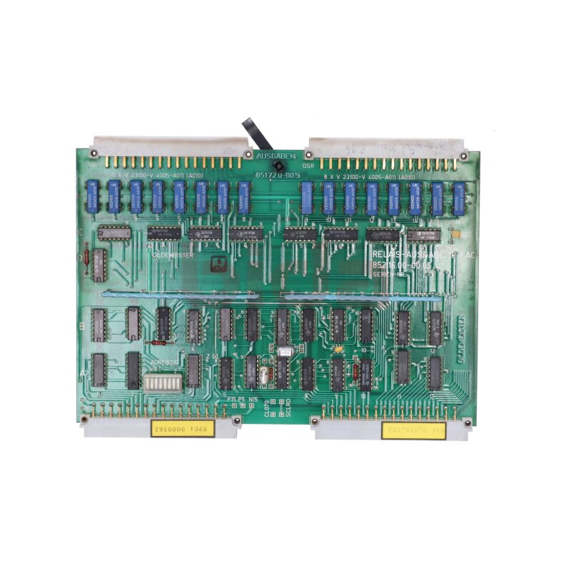 Gildemeister 852.16.00-00.05 Relais-Ausgabe Platine Board Steuerung control