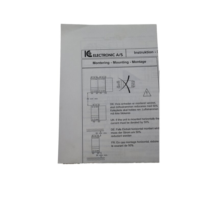 IC Electronic A/S SPC 1 AD 4050 Semiconductor Power Controller