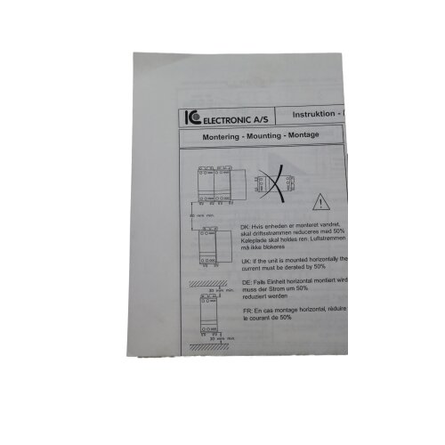 IC Electronic A/S SPC 1 AD 4050 Semiconductor Power Controller
