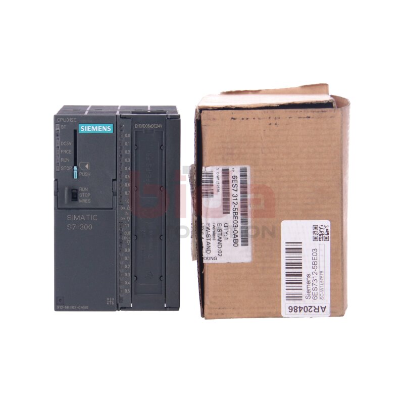 Siemens 6ES7312-5BE03-0AB0 / 6ES7 312-5BE03-0AB0 SIMATIC S7-300, CPU 312C Kompakt-CPU mit MPI  24VDC