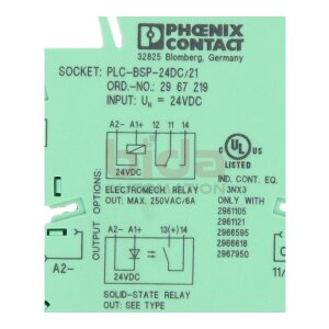 Phoenix Contact PLC-BSP-24DC/21 Relaissockel 2967219...