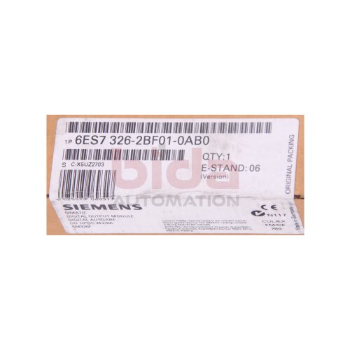 Siemens 6ES7326-2BF01-0AB0 / 6ES7 326-2BF01-0AB0 Digitalausgabe / Digital Output 24V