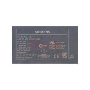 Siemens 6ES7407-0RA02-0AA0 / 6ES7 407-0RA02-0AA0 SIMATIC...