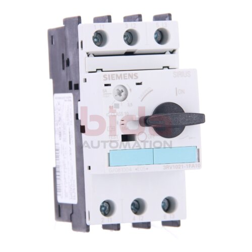 Siemens 3RV1021-1FA10 Leistungsschalter Circuit breaker Motorschutzschalter
