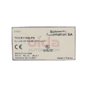 Schneider TCCX1730LPS Bedienpanel / control panel 24 V DC
