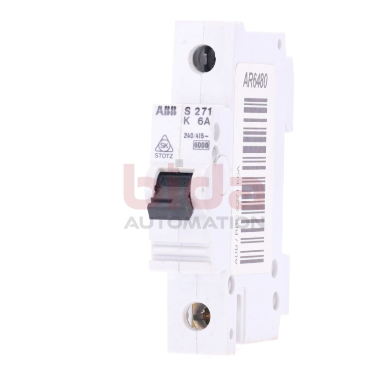 ABB S271 K6A Sicherungsautomat Leistungsschutzschalter circuit breaker Sch&uuml;tz