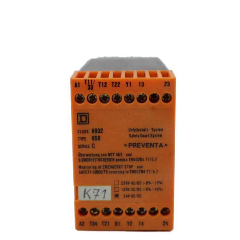 Square D Preventa GSK/C Sicherheitsbaustein Class 8932 GSK safety guard system