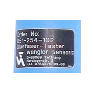 Wenglor 051-254-102 Lichtleitkabel optical cable...