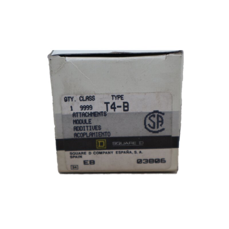 Square D Class 9999 T4-B Modul attachments Motor Starter