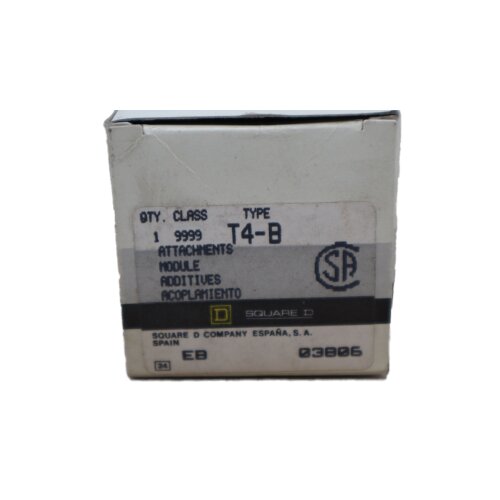 Square D Class 9999 T4-B Modul attachments Motor Starter